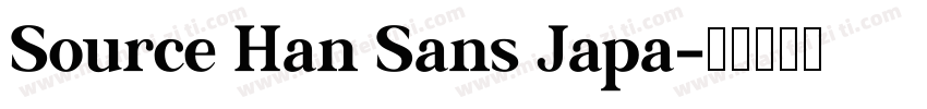 Source Han Sans Japa字体转换